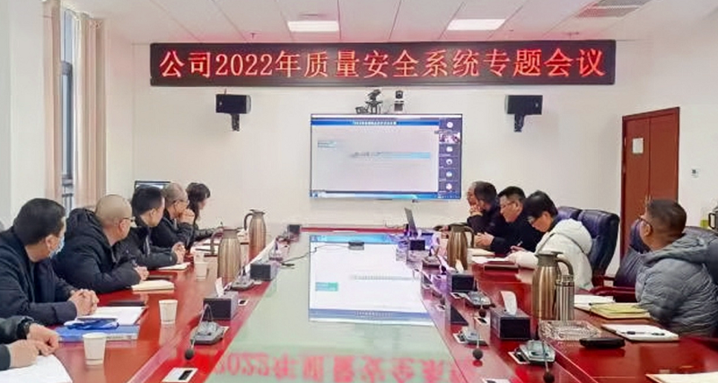 公司召開2022年質(zhì)量安全系統(tǒng)專題會(huì)